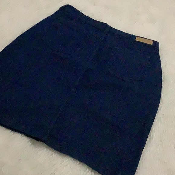 Mast and Barbour women’s dark denim jean pencil straight skirt size 34 - Picture 6 of 7